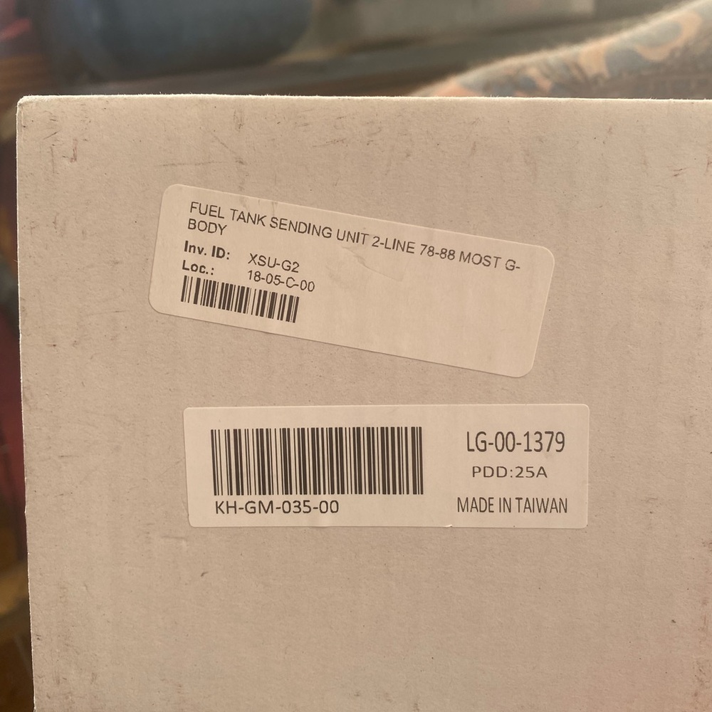 Tank Sending Unit 78-85 Chevy El Camino